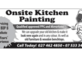 ON SITE KITCHEN PAINTING - Phil Garner is listed with Skilled Trades New Zealand - A KIWI BUSINESS DIRECTORY