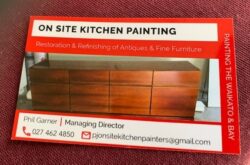 ON SITE KITCHEN PAINTING - Phil Garner is listed with Skilled Trades New Zealand - A KIWI BUSINESS DIRECTORY