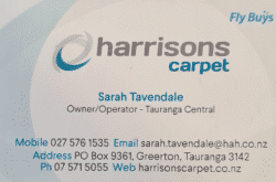 Harrisons Carpet Tauranga on Skilled Trades New Zealand - SMALL BUSINESS DIRECTORY