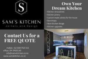 Sam's Kitchen Joinery and Design 'Own Your Dream Home' listed on Skilled Trades NZ® - A KIWI BUSINESS DIRECTORY